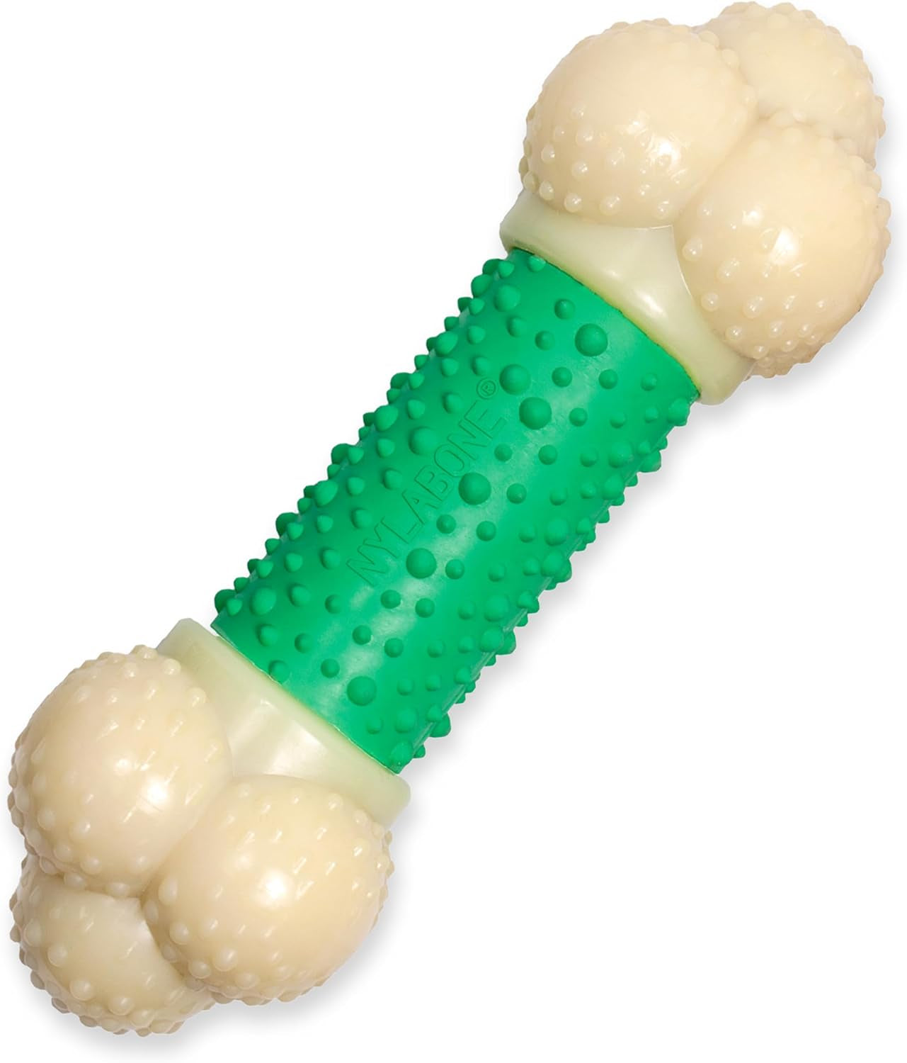 Ultimate Power Chew Double Action Bone Toy for Aggressive Chewers - Irresistible Bacon Flavor for X-Large Dogs 50+ lbs